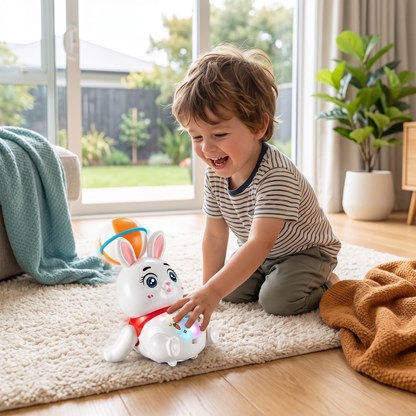 Interactive Dancing Rabbit Toy – Lights, Music & Fun Movement