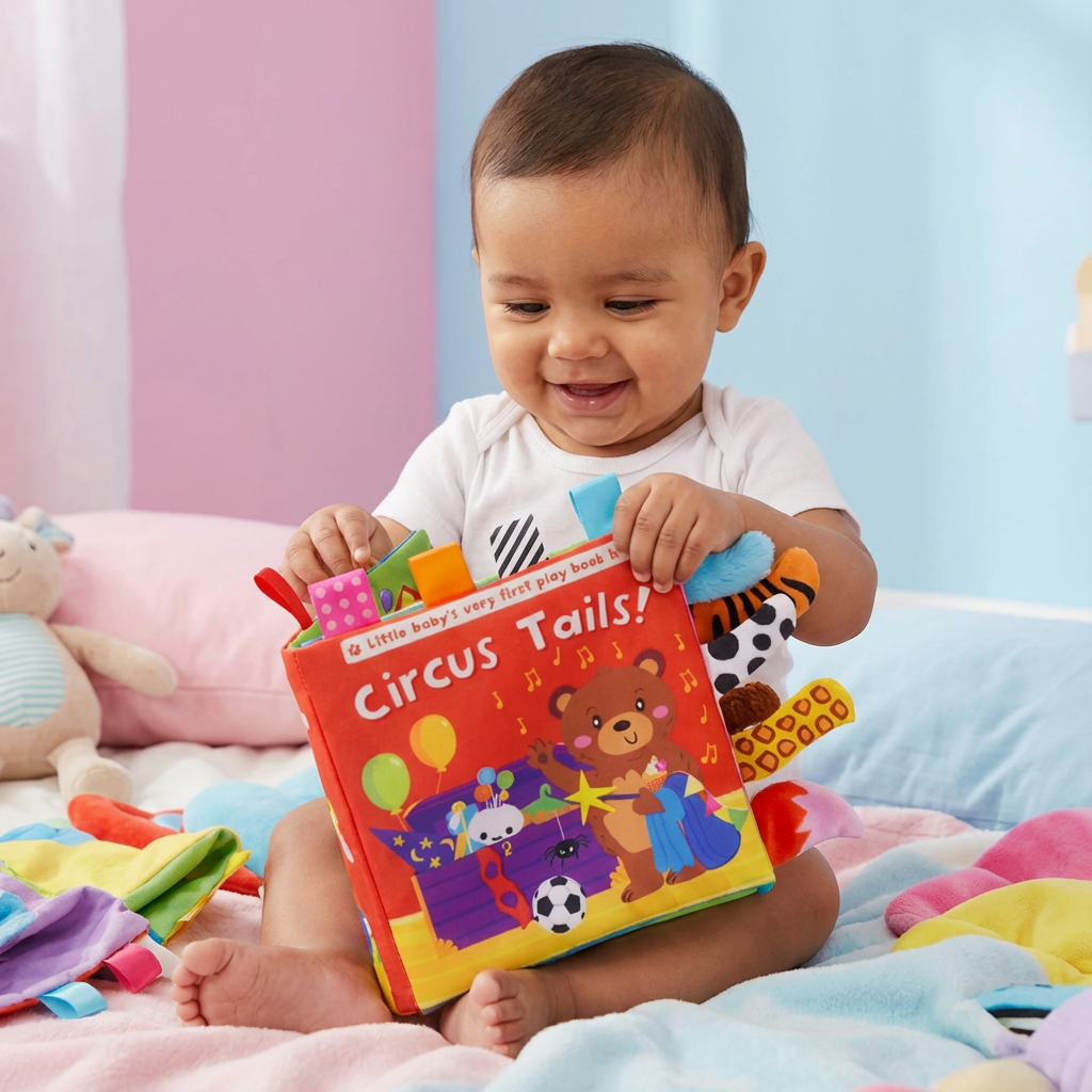 Sensory Crinkle Story Book for Toddlers