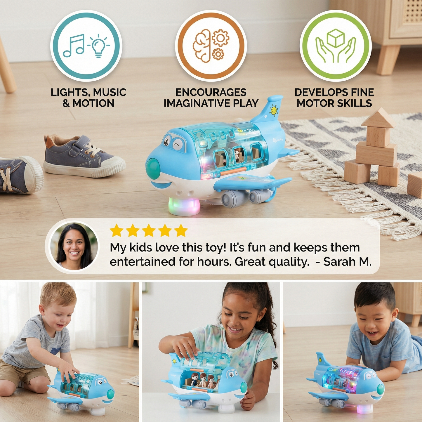 Fun & Dancing Airplane Toy