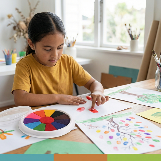 Finger Paint Drawing Set for Kids