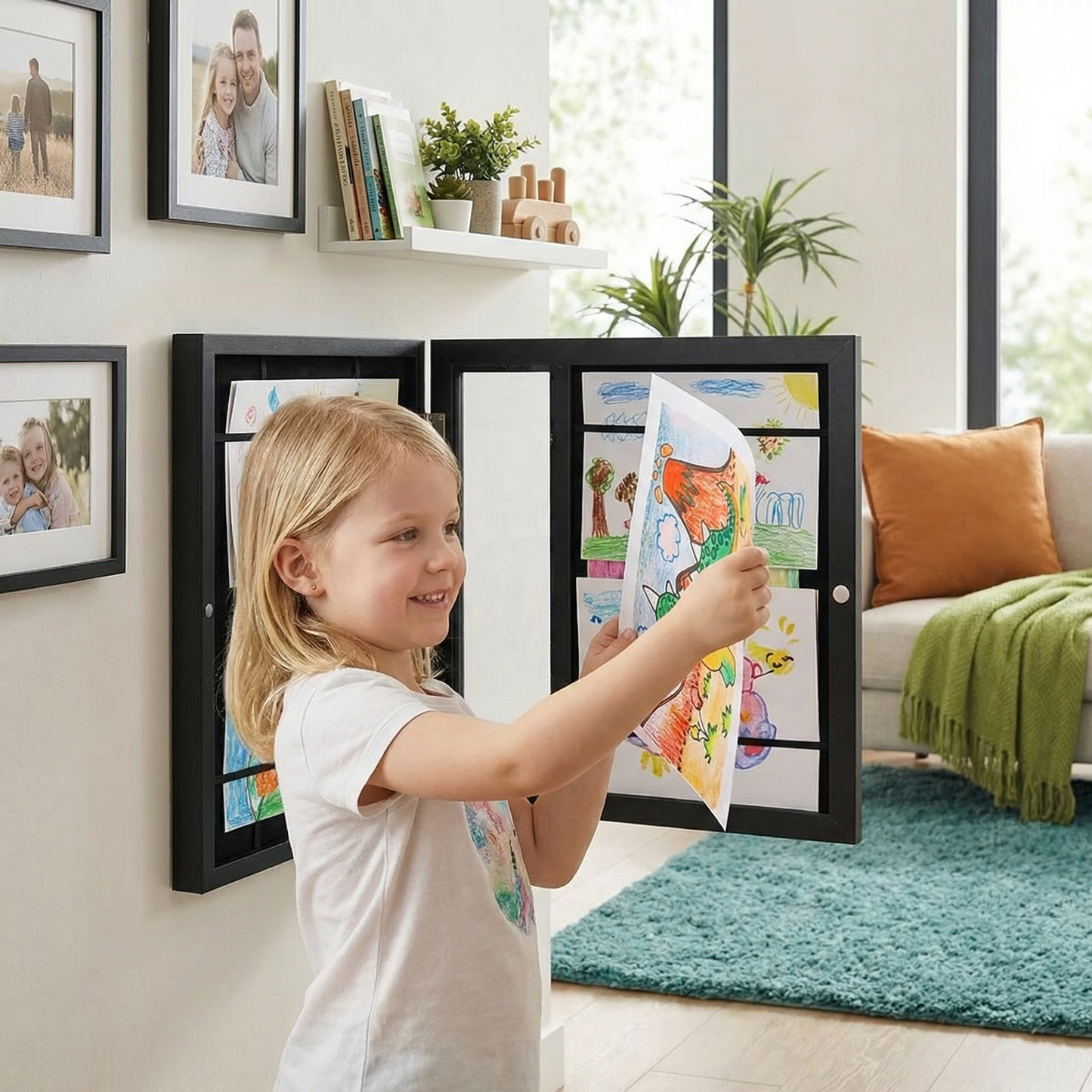 Picture Frame – Holds Up to 150 Drawings