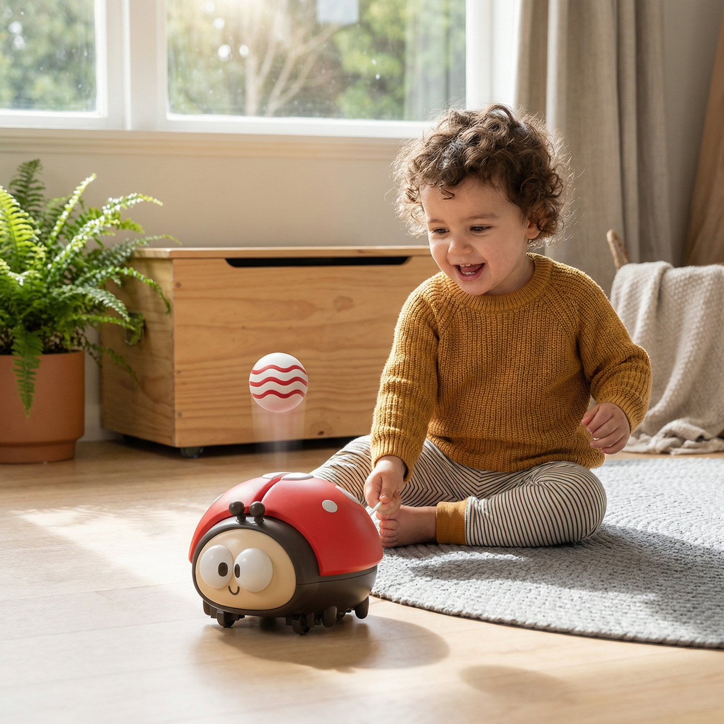 Ladybug Balloon Toy for Babies
