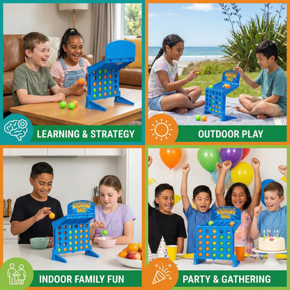 Four in a Row Target Shooting Game