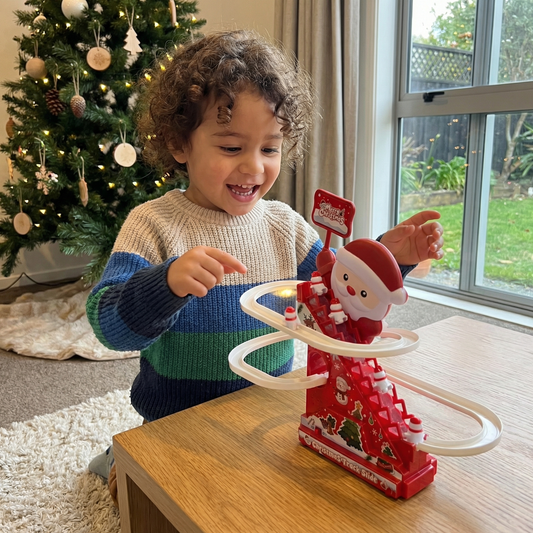 Santa Claus Slide Roller Coaster Fun