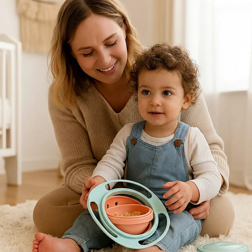 Leak-Proof Baby Bowl – Mess-Free Eating