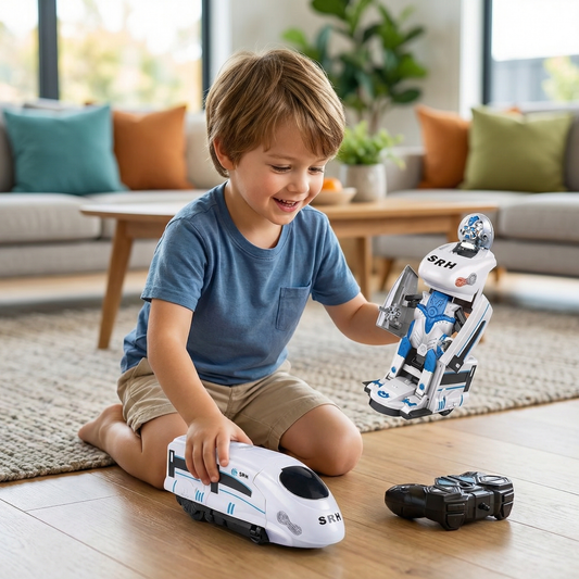 Transforming Robot Train Toy