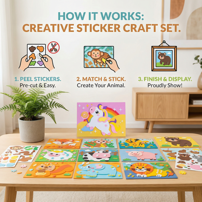 Creative Sticker Craft Set for Kids