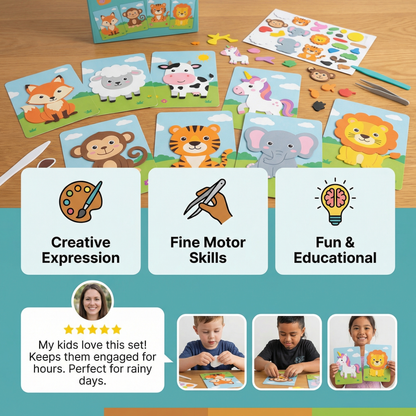 Creative Sticker Craft Set for Kids