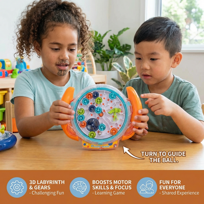 3D Ball Maze Wheel – Skill and Learning Game