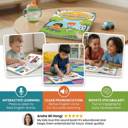 My First English Words – Talking English Learning Book