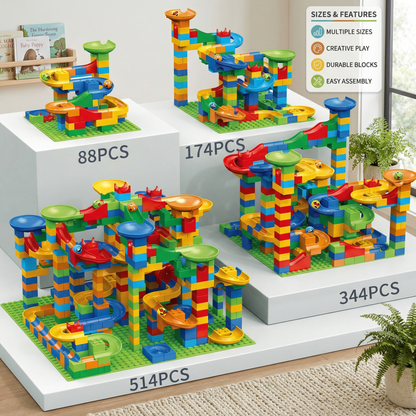 Ball Track Made of Blocks