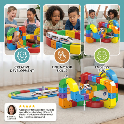 Magical Cube Track Railway Toy for Kids