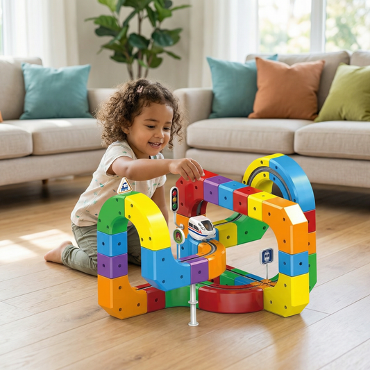 Magical Cube Track Railway Toy for Kids