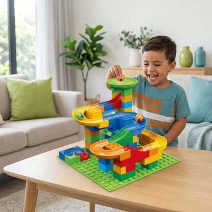 Ball Track Made of Blocks