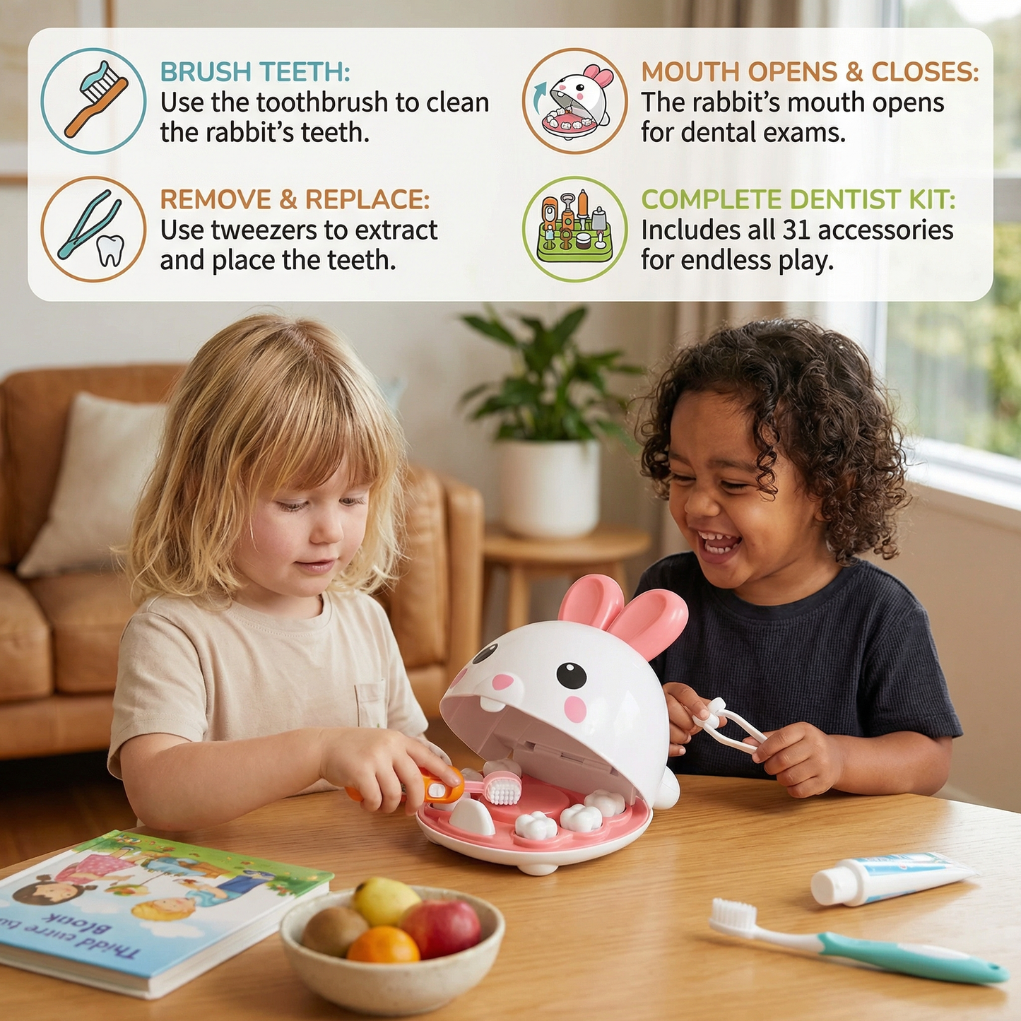 Mini Dentist Bunny Game