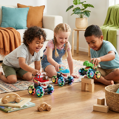 Glowing Monster Truck Toy Cars