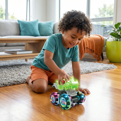 Glowing Monster Truck Toy Cars