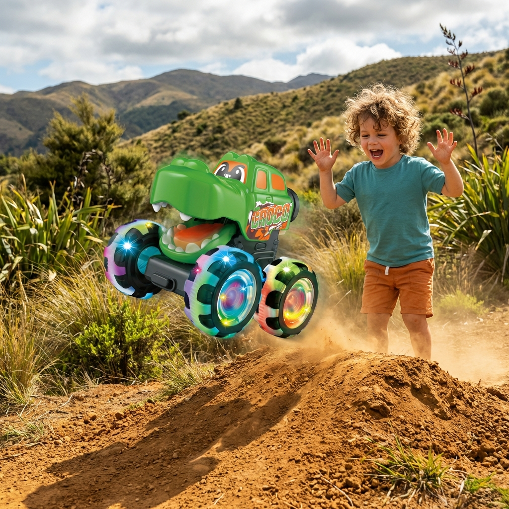 Glowing Monster Truck Toy Cars