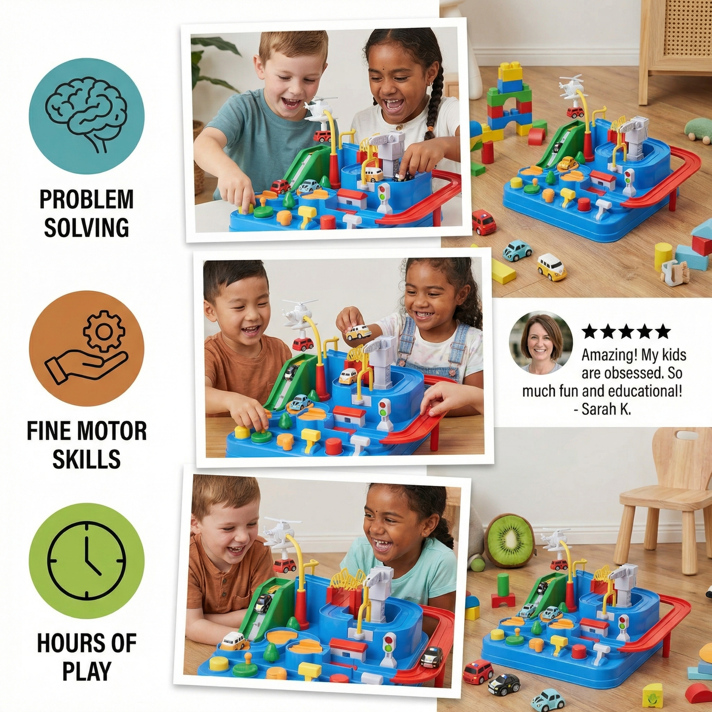 Educational Vehicle Skill Game for Children