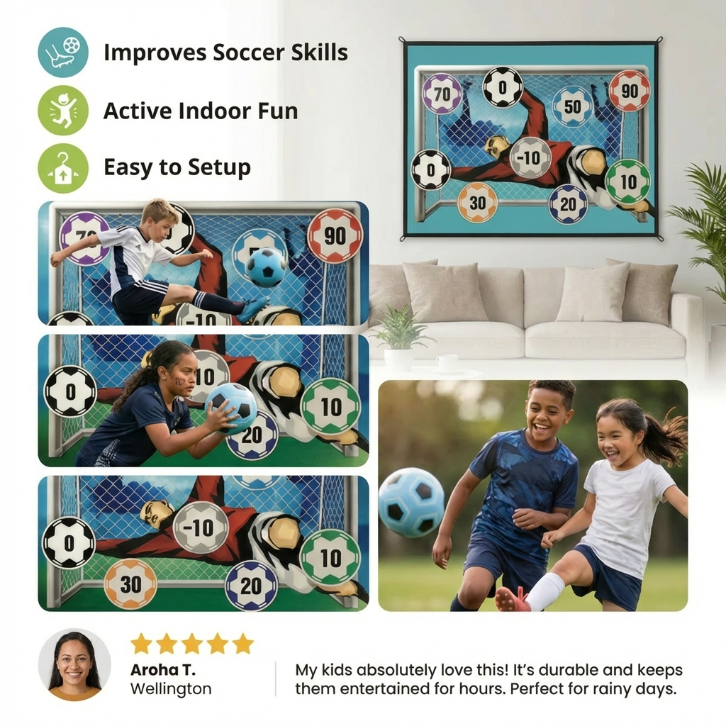 Safe Football Target Shot Wall for Home
