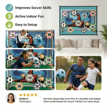 Safe Football Target Shot Wall for Home