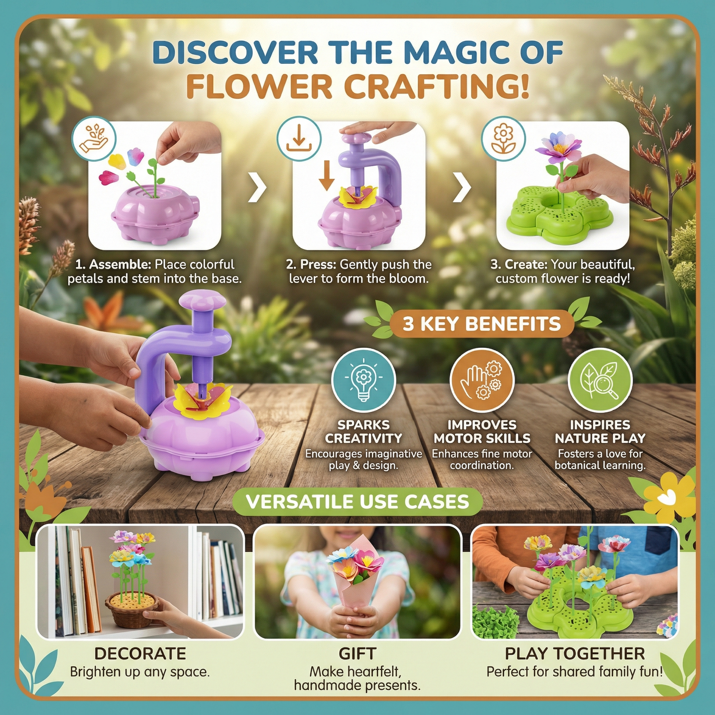 Creative Flower Craft Set