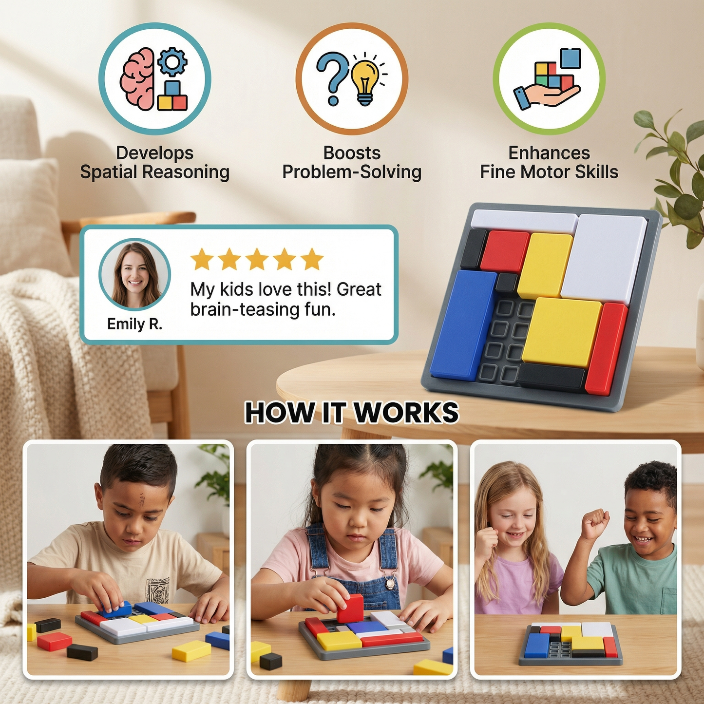 Creative Geometric Block Puzzle Game