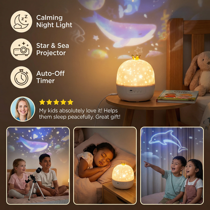 2-in-1 Kids Night Light and Projector