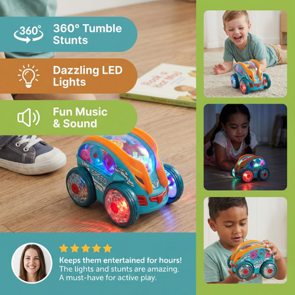 Glowing Tumble Car Toy