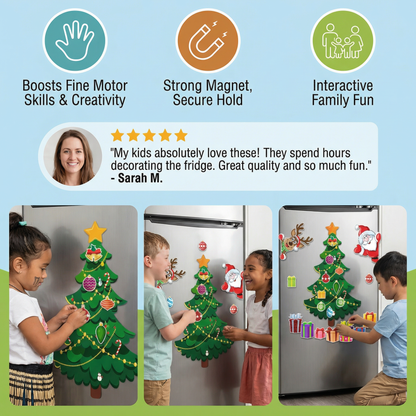 Christmas Montessori Magnetic Sticker Set for DIY Decorating