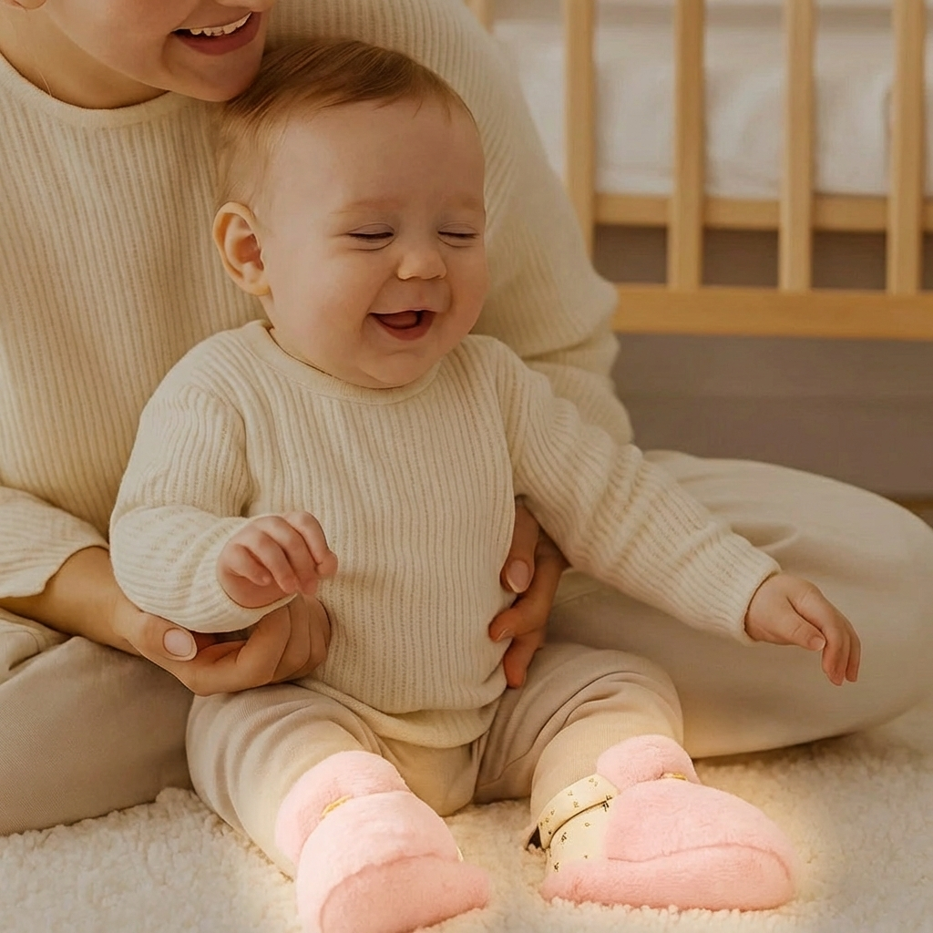 Fluffy Baby Sock Shoes