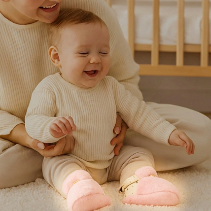 Fluffy Baby Sock Shoes