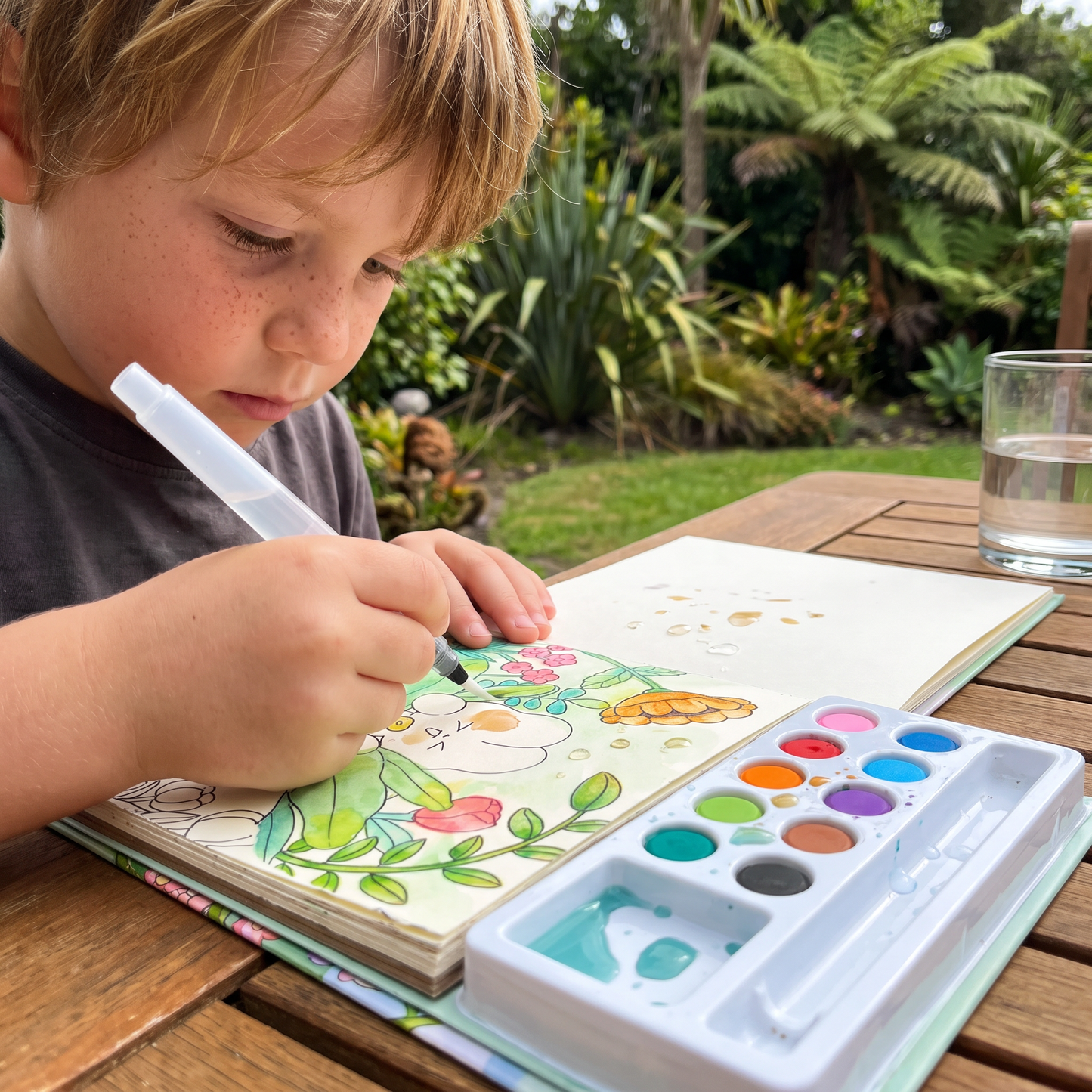 All-in-One Watercolour Painting Book