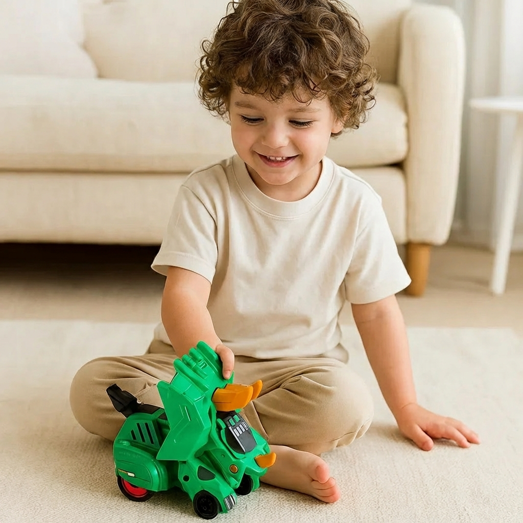 Transforming Dinosaur Cars