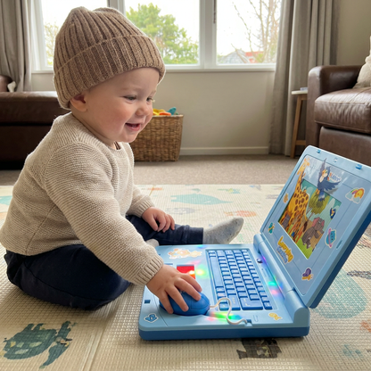 Kids’ Interactive Laptop with Lights, Music & Scrolling Screen