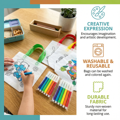 Children’s Craft and Painting Bag Set with Markers