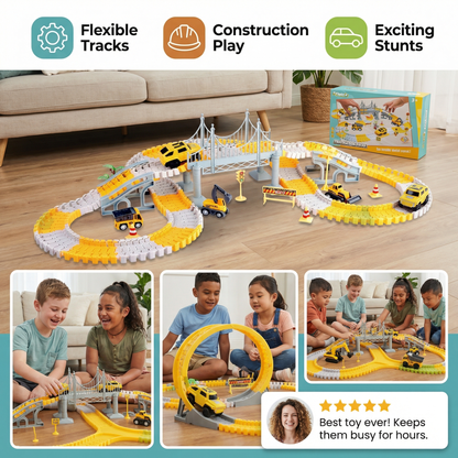 Adventure Race Track with Slot Cars