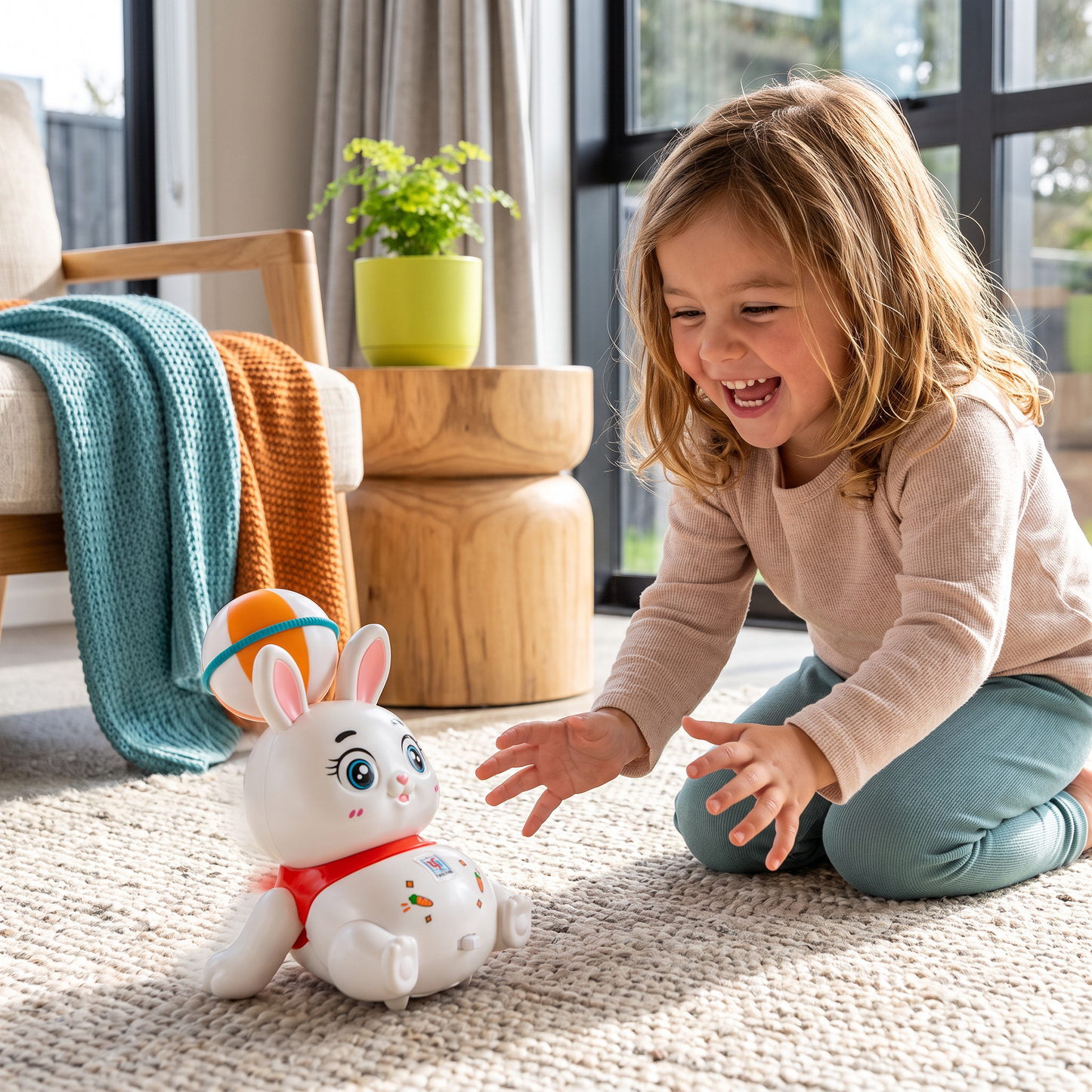 Interactive Dancing Rabbit Toy – Lights, Music & Fun Movement