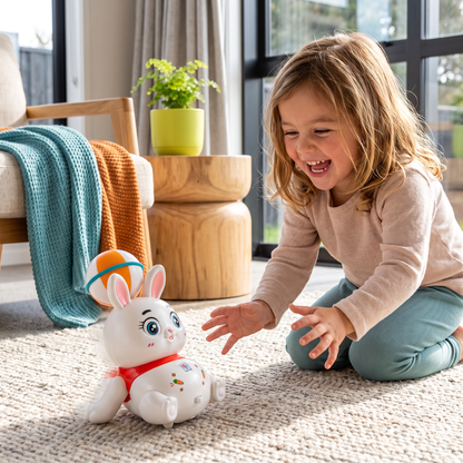Interactive Dancing Rabbit Toy – Lights, Music & Fun Movement