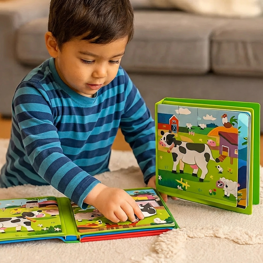 Magnetic Montessori Puzzle Book