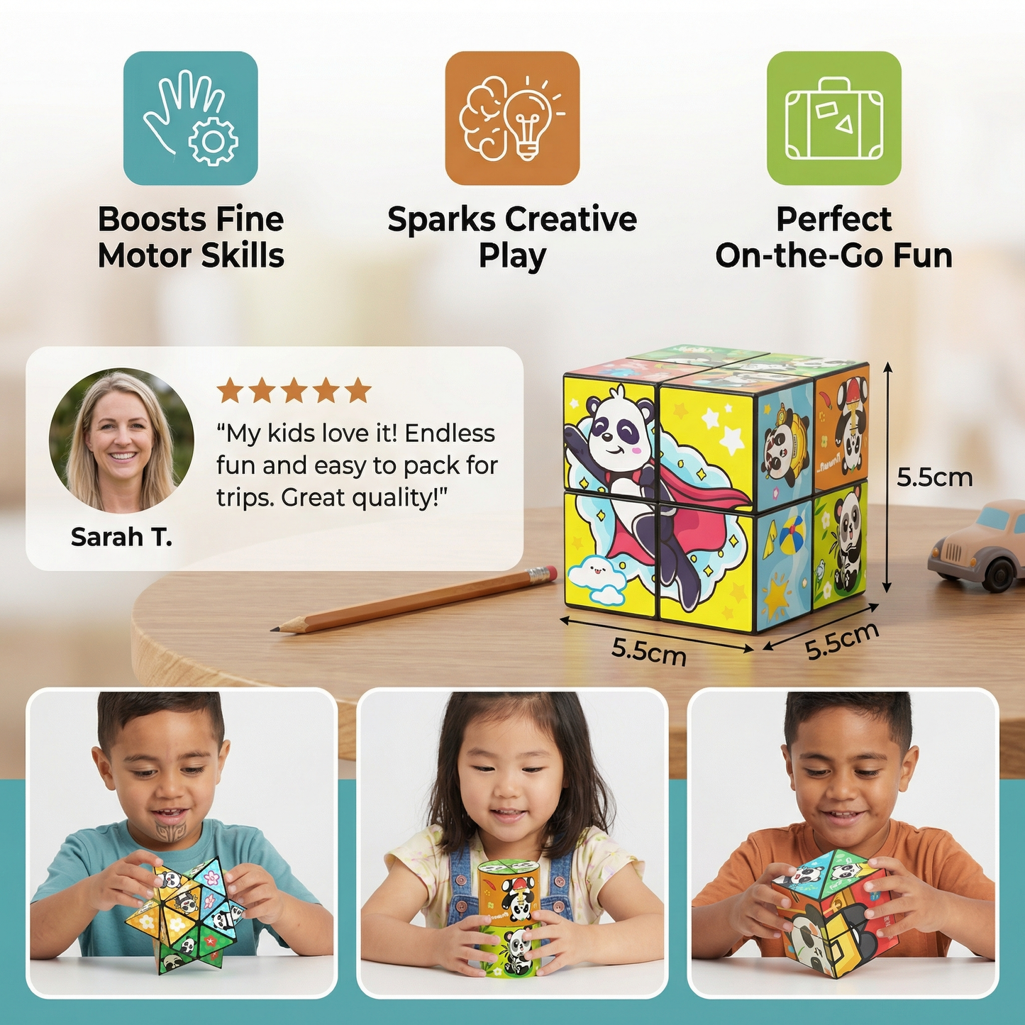 Magical Folding Cube Children’s Toy
