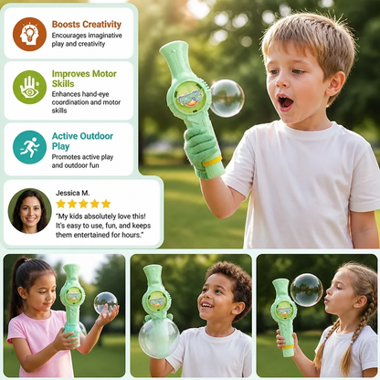 Interactive Bubble Ball Racket Toy for Kids