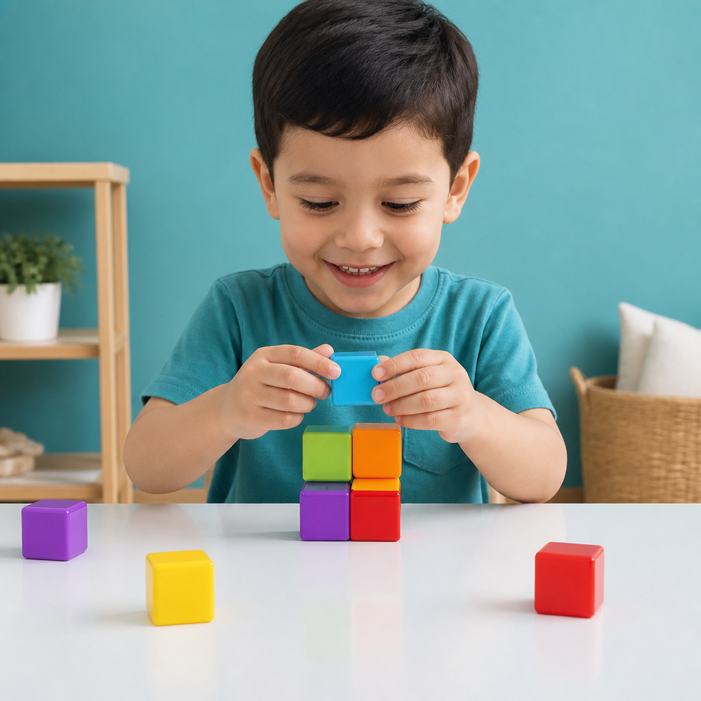 Toddler Safe 4.2cm Magnetic Building Cubes – STEM Learning Blocks