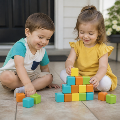 Toddler Safe 4.2cm Magnetic Building Cubes – STEM Learning Blocks