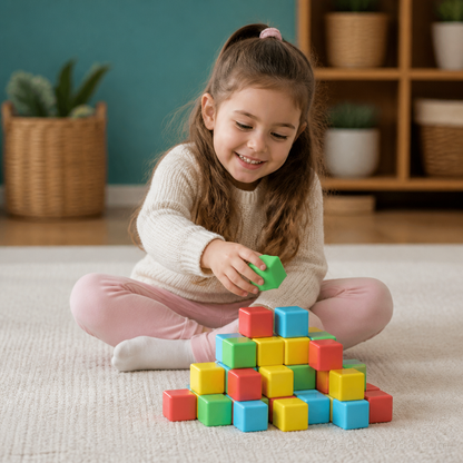 Toddler Safe 4.2cm Magnetic Building Cubes – STEM Learning Blocks