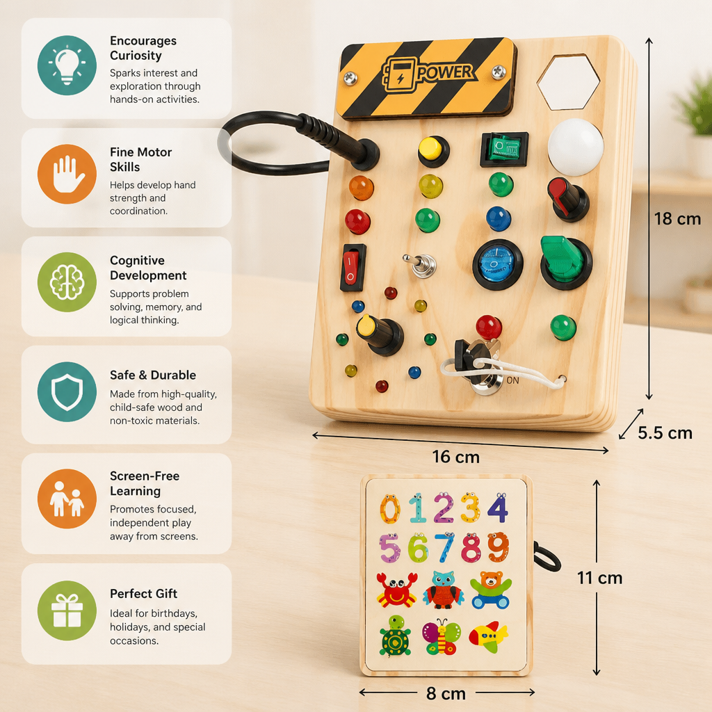 Interactive Montessori Learning Board For Children