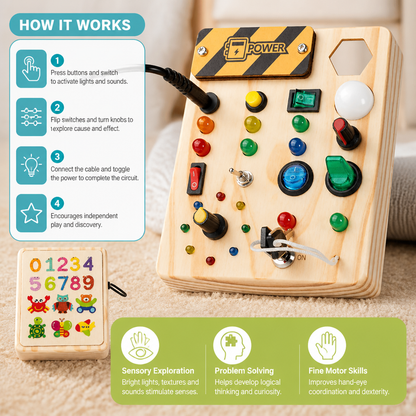Interactive Montessori Learning Board For Children