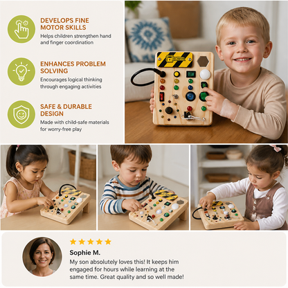 Interactive Montessori Learning Board For Children
