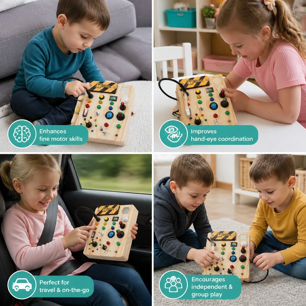 Interactive Montessori Learning Board For Children