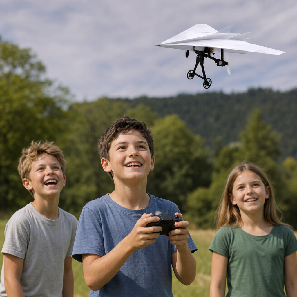 DIY Remote Control Paper Airplane Kit